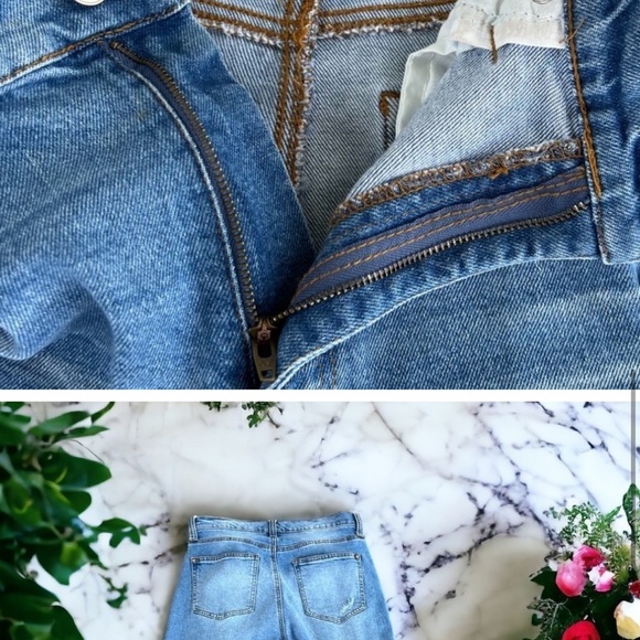 Altar'd State High Waist Distressed Jeans Size 30 - Picture 7 of 10